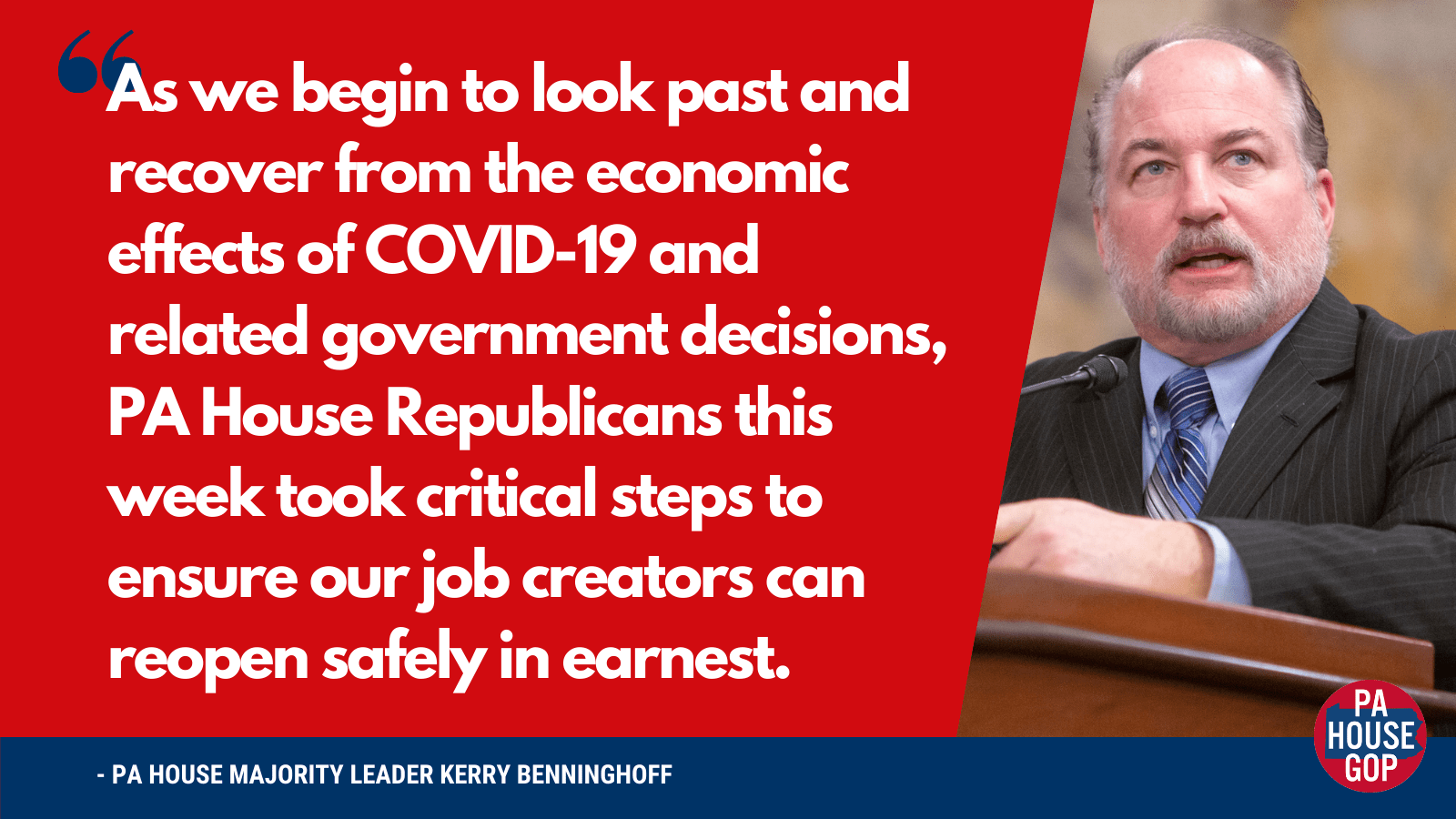 Pennsylvania House Advances Bills to Provide for Economic Recovery, Protect Families, Reform